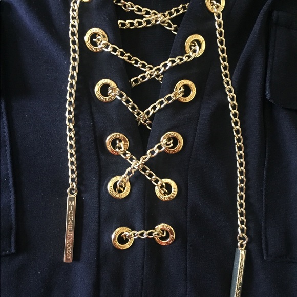 MICHAEL Michael Kors Chain Lace Up Dress - Picture 8 of 10